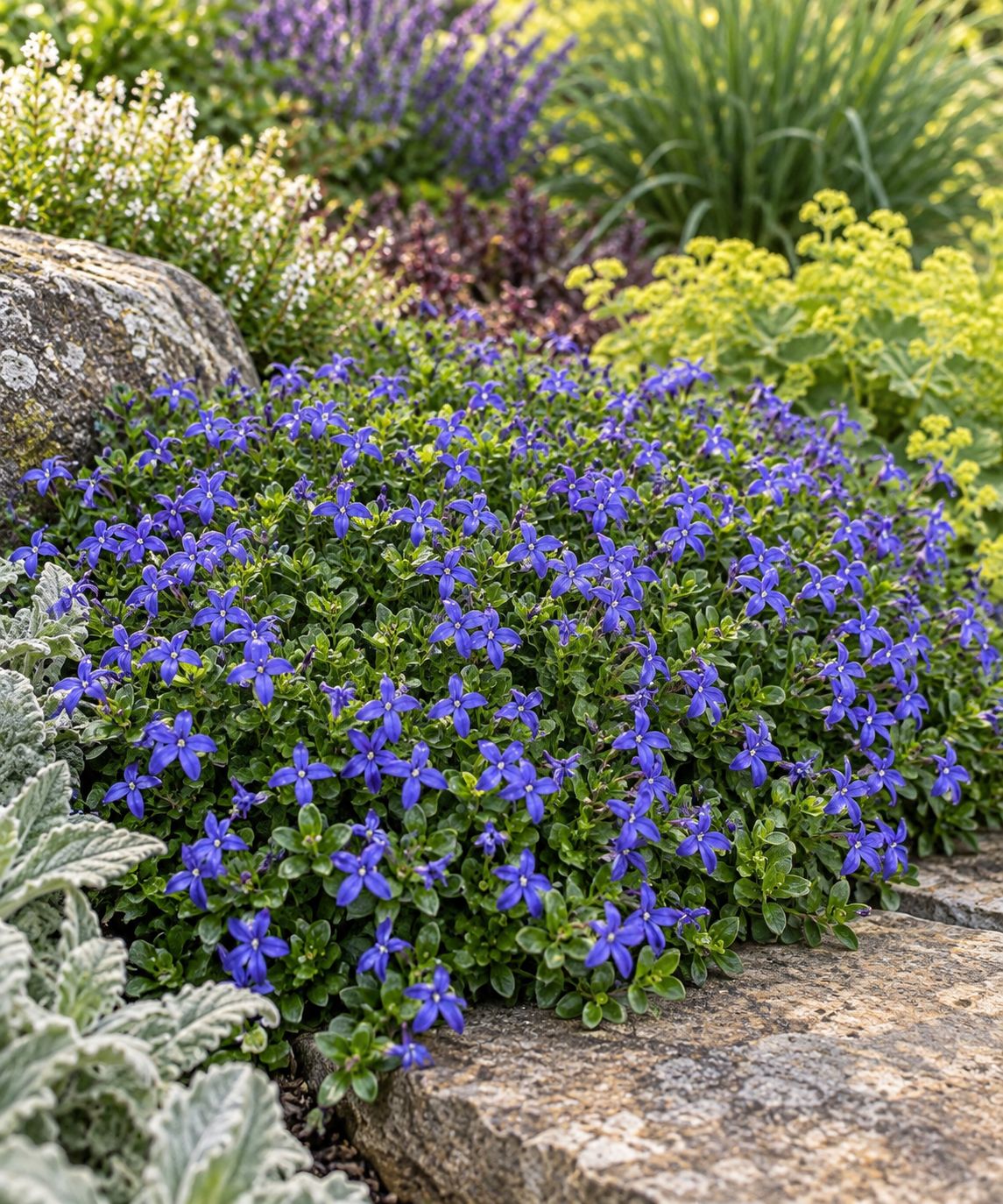 Isotoma fluviatilis ‘Dark Blue’